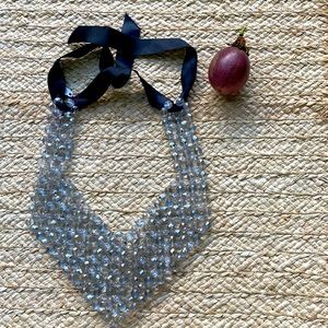 Vintage statement necklace, beaded